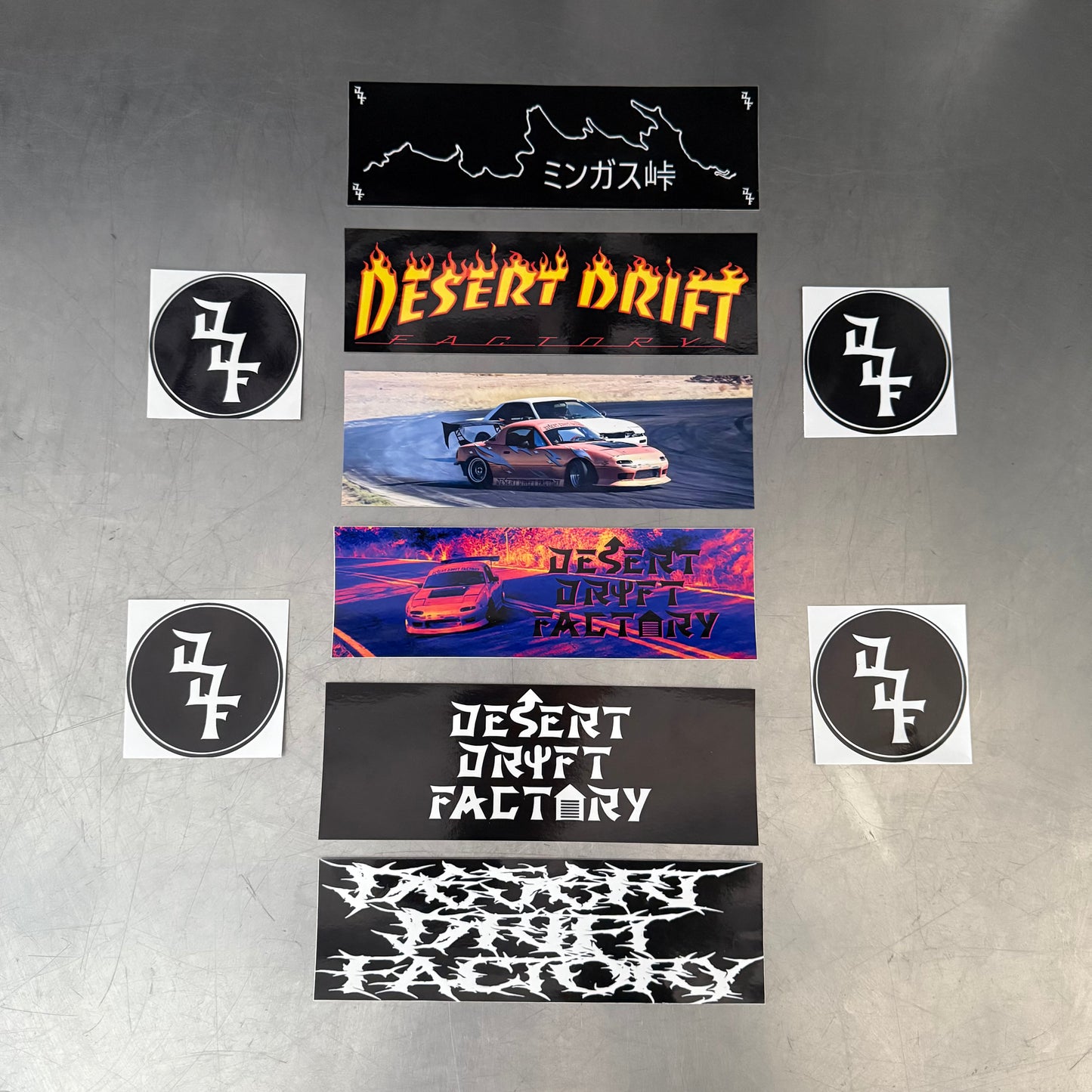 Desert Drift Factory Sticker Pack