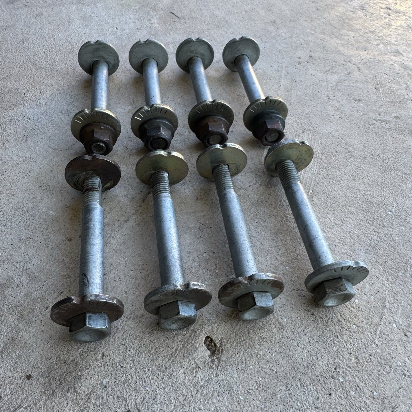 99-05 MAZDA MX-5 MIATA OEM CAMBER ECCENTRIC ALIGNMENT BOLTS BOLT NB NB1 NB2