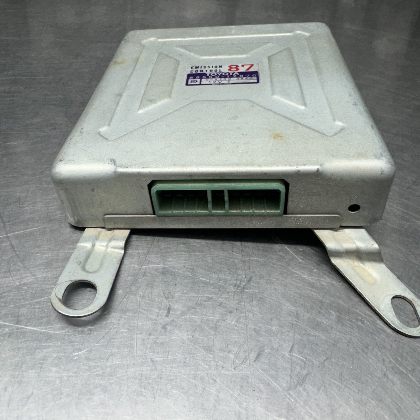 89550-12870 Toyota Corolla 1986-1987 ecm ecu computer #1