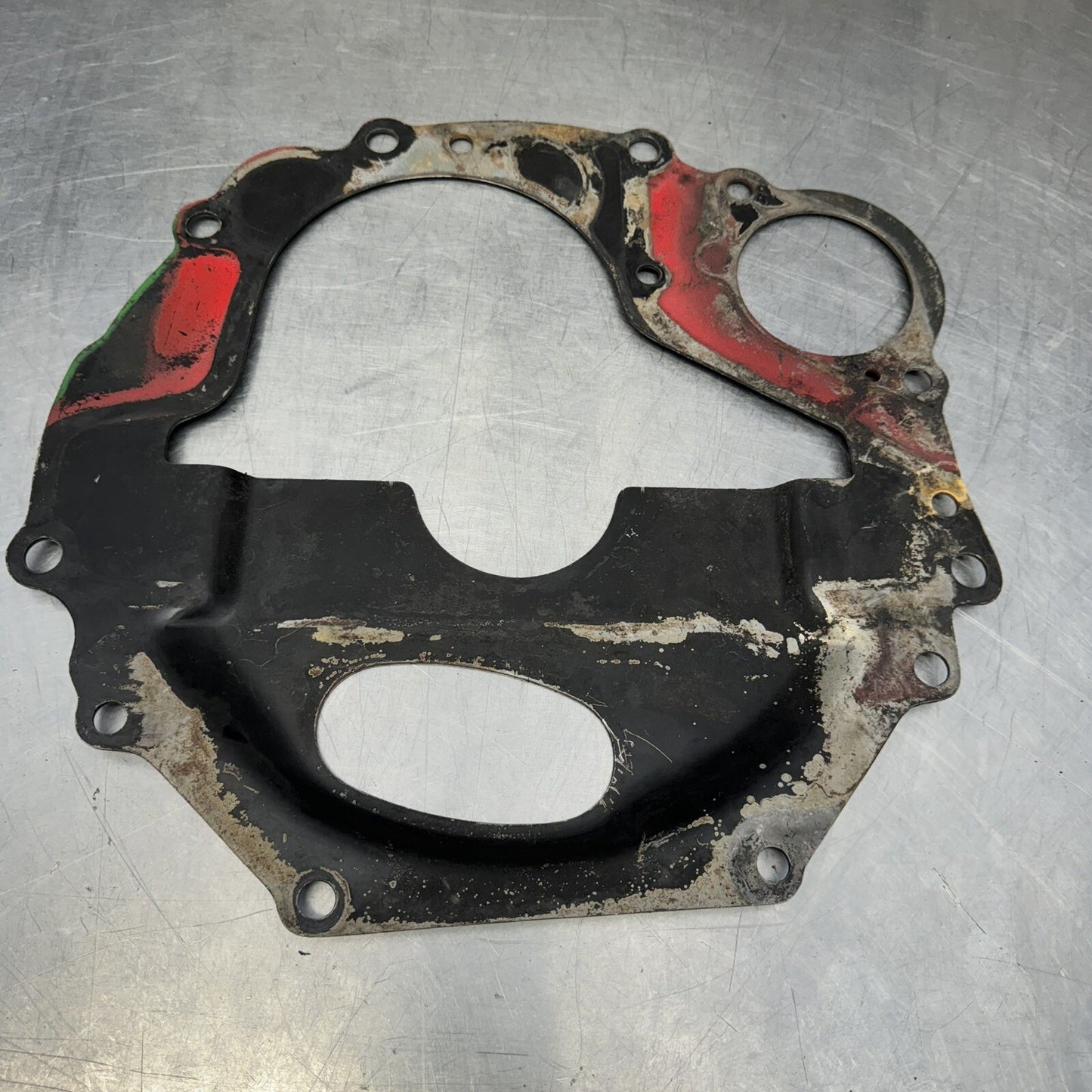 Toyota 4A-GE 16v FWD Engine Gearbox Rear End Cover / Plate / Dust Shield #1