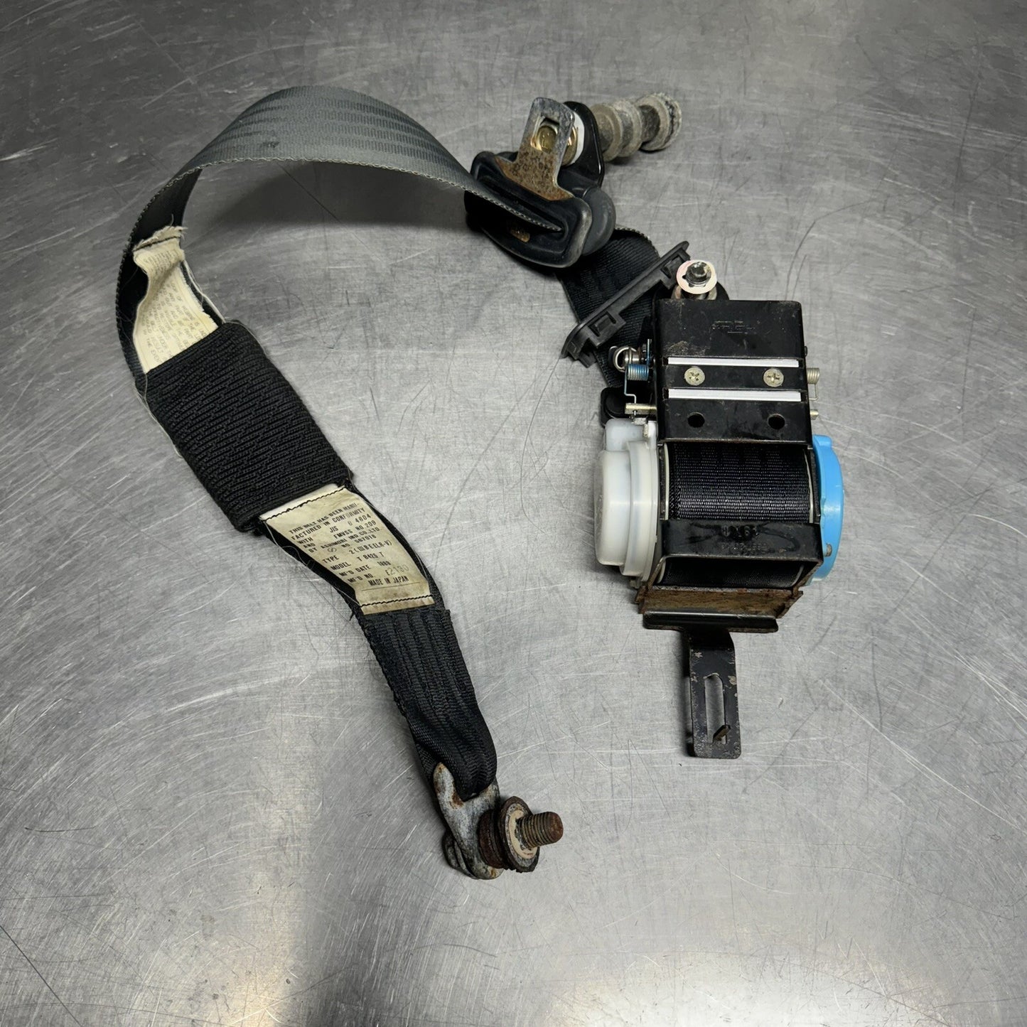 90-93 Mazda Miata Mx5 Oem Black Right Passenger Seat Belt Retractor #1