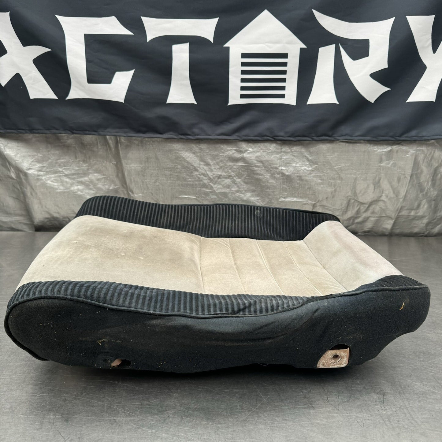 1991 - 1995 OEM Toyota SW20 MR2 Left Driver Black Gray Tan Seat Bottom