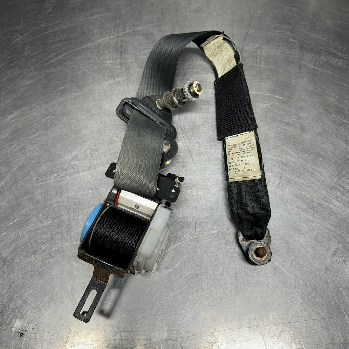 90-93 Mazda Miata Mx5 Oem Black Right Passenger Seat Belt Retractor #1