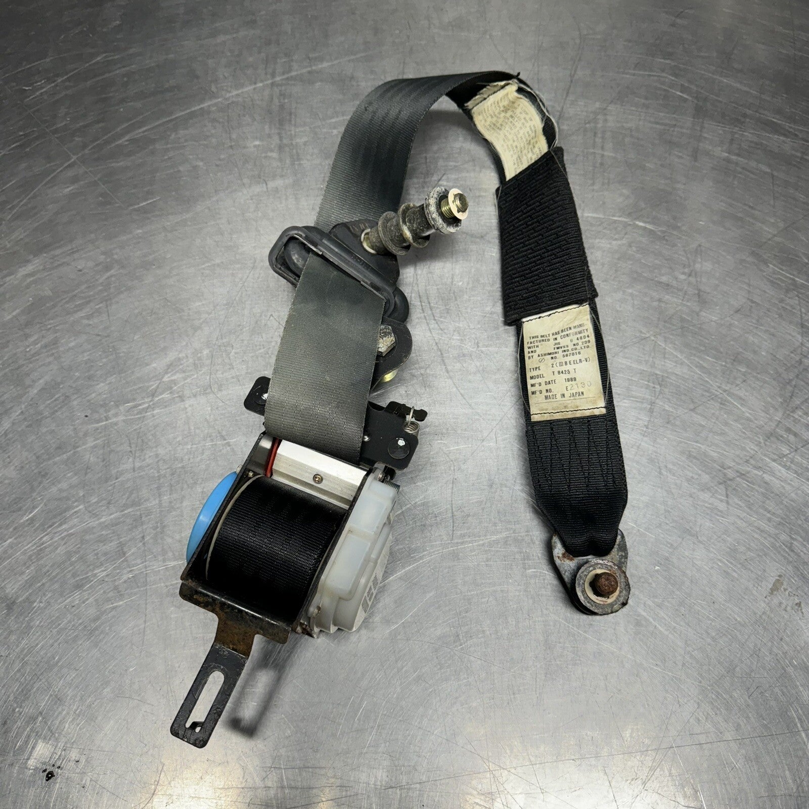 90-93 Mazda Miata Mx5 Oem Black Right Passenger Seat Belt Retractor #1