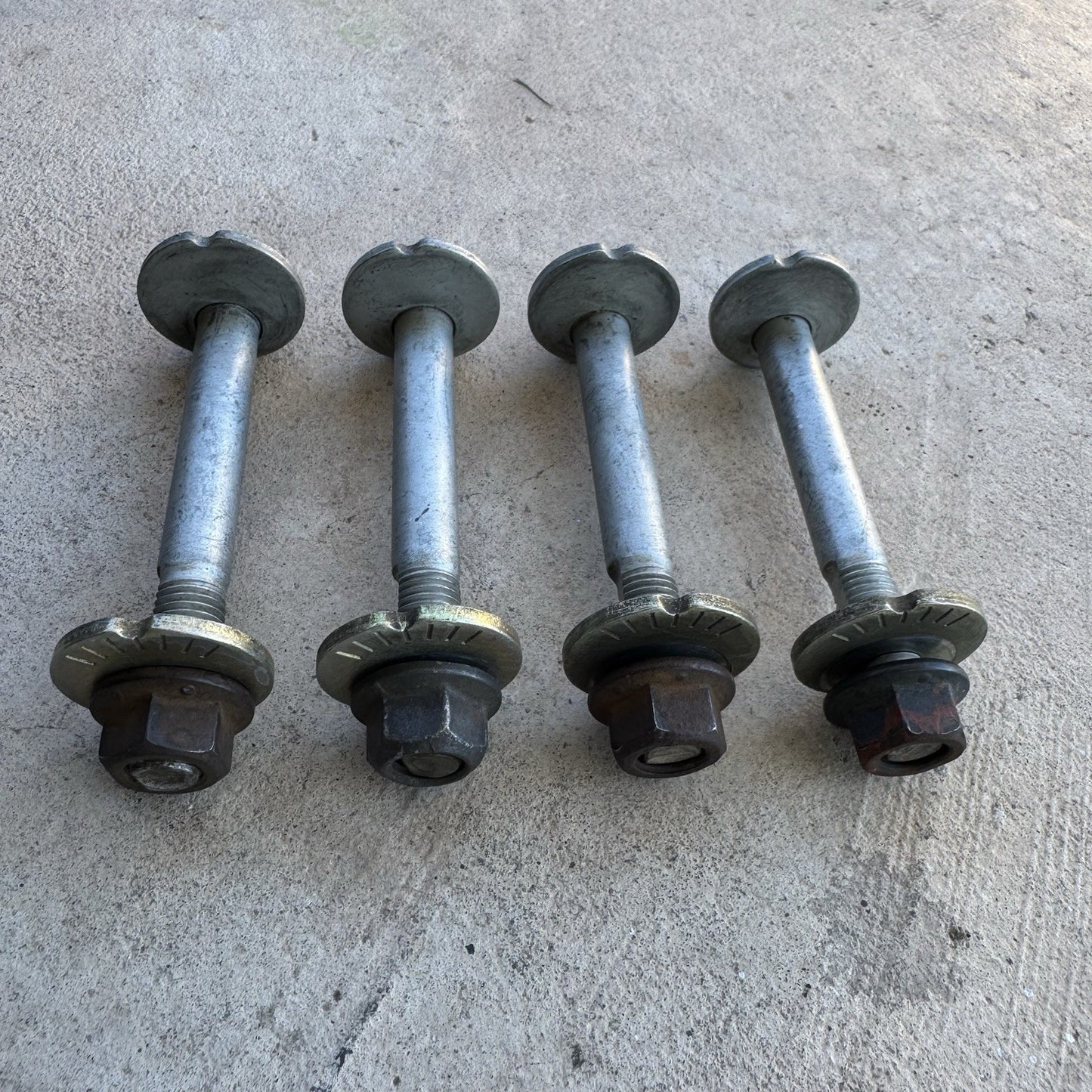 99-05 MAZDA MX-5 MIATA OEM CAMBER ECCENTRIC ALIGNMENT BOLTS BOLT NB NB1 NB2