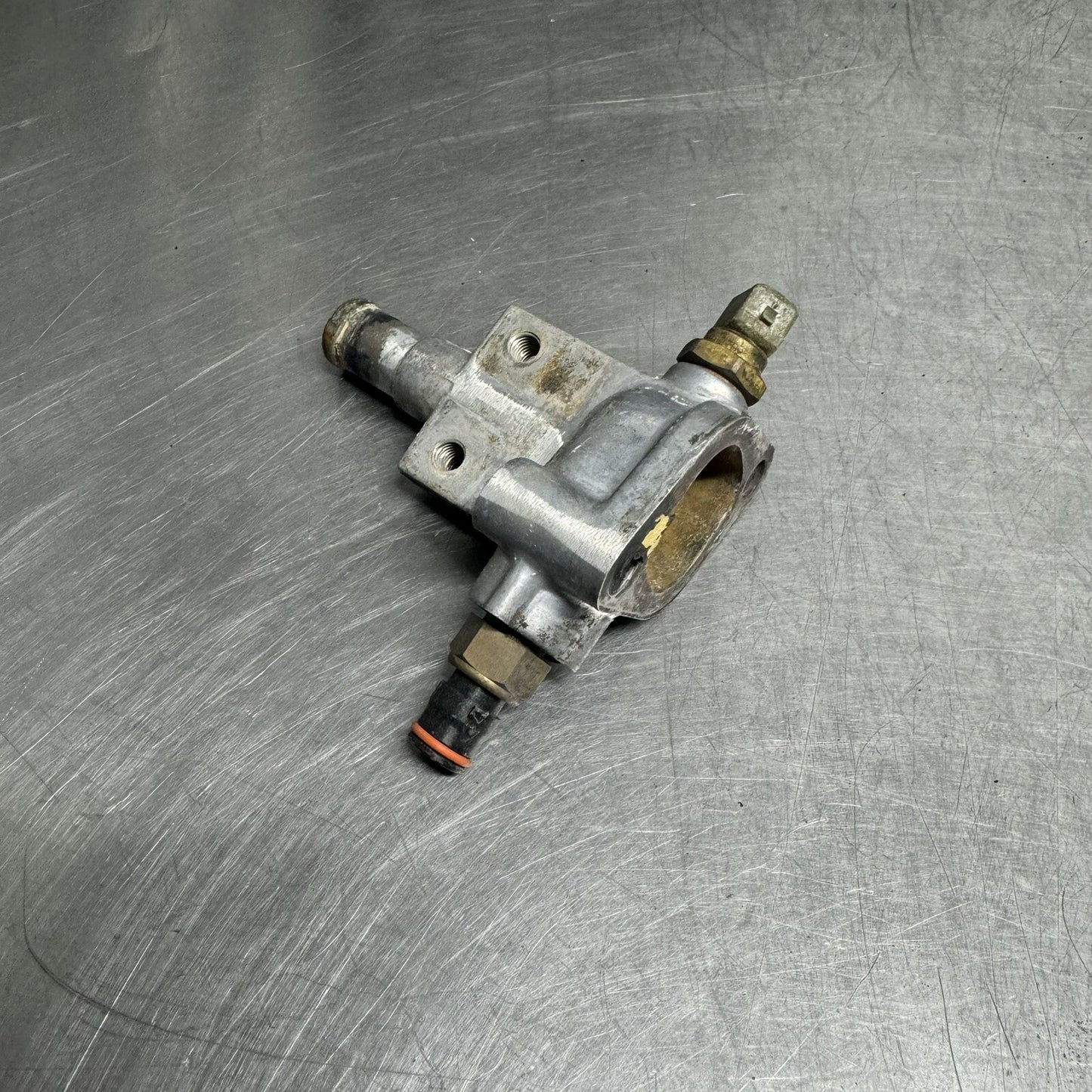 85 86 Toyota MR2 OEM Engine Coolant Water Neck Heater Core Housing Sensor #1