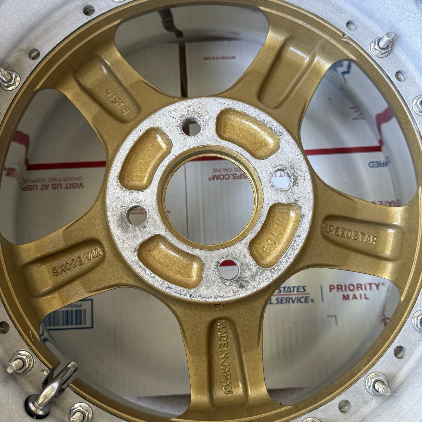 JDM SSR SP1 15x9 -25 4x100 Three Piece Wheel Wheels