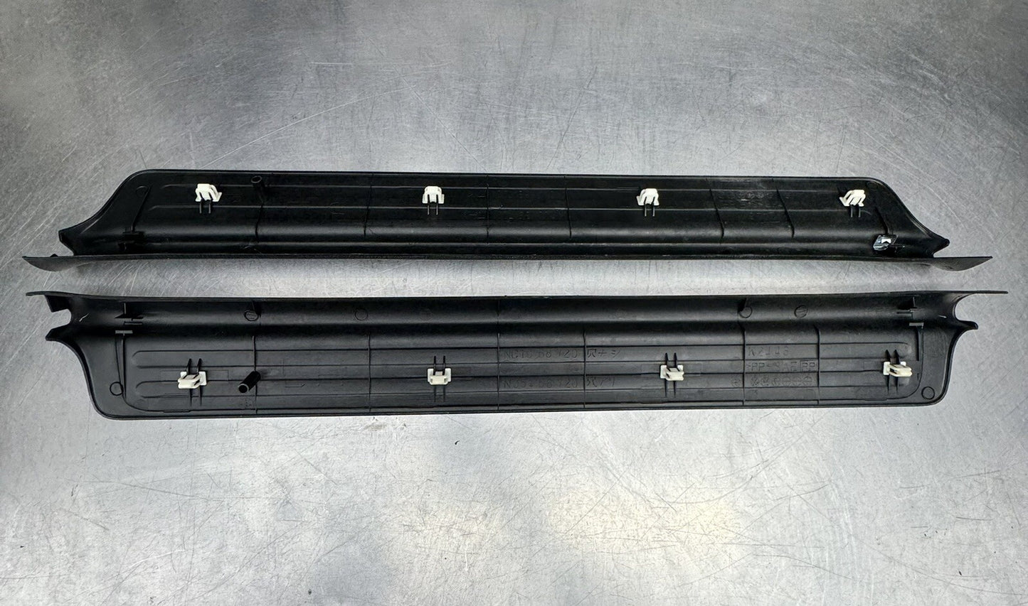 99-05 Mazda Miata NB Pair (LH/RH) Door Sill Entry Plates (Black) #1