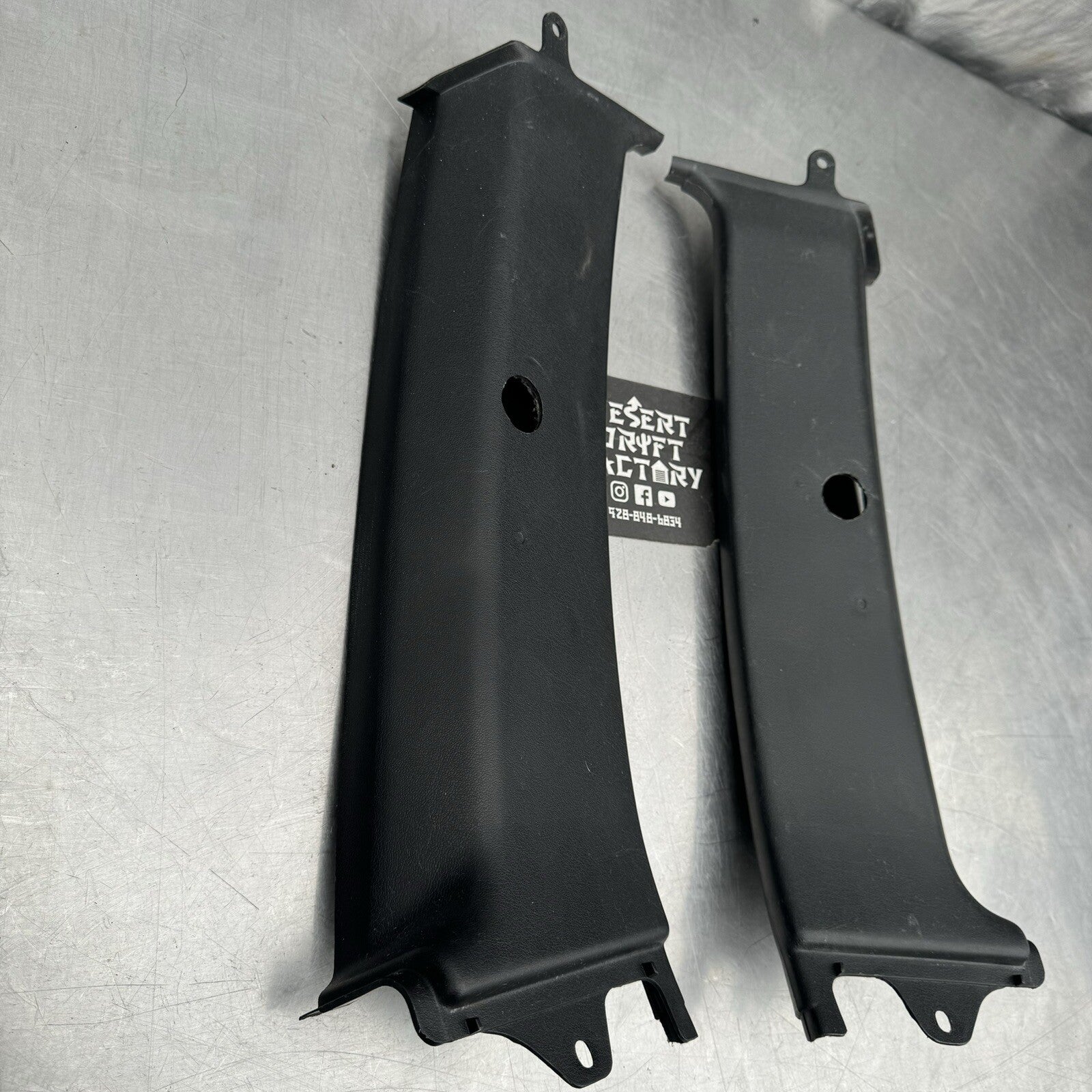AE86 Levin Trueno Genuine Normal Pillar Panel B-Pillar Trim Interior Pair #2