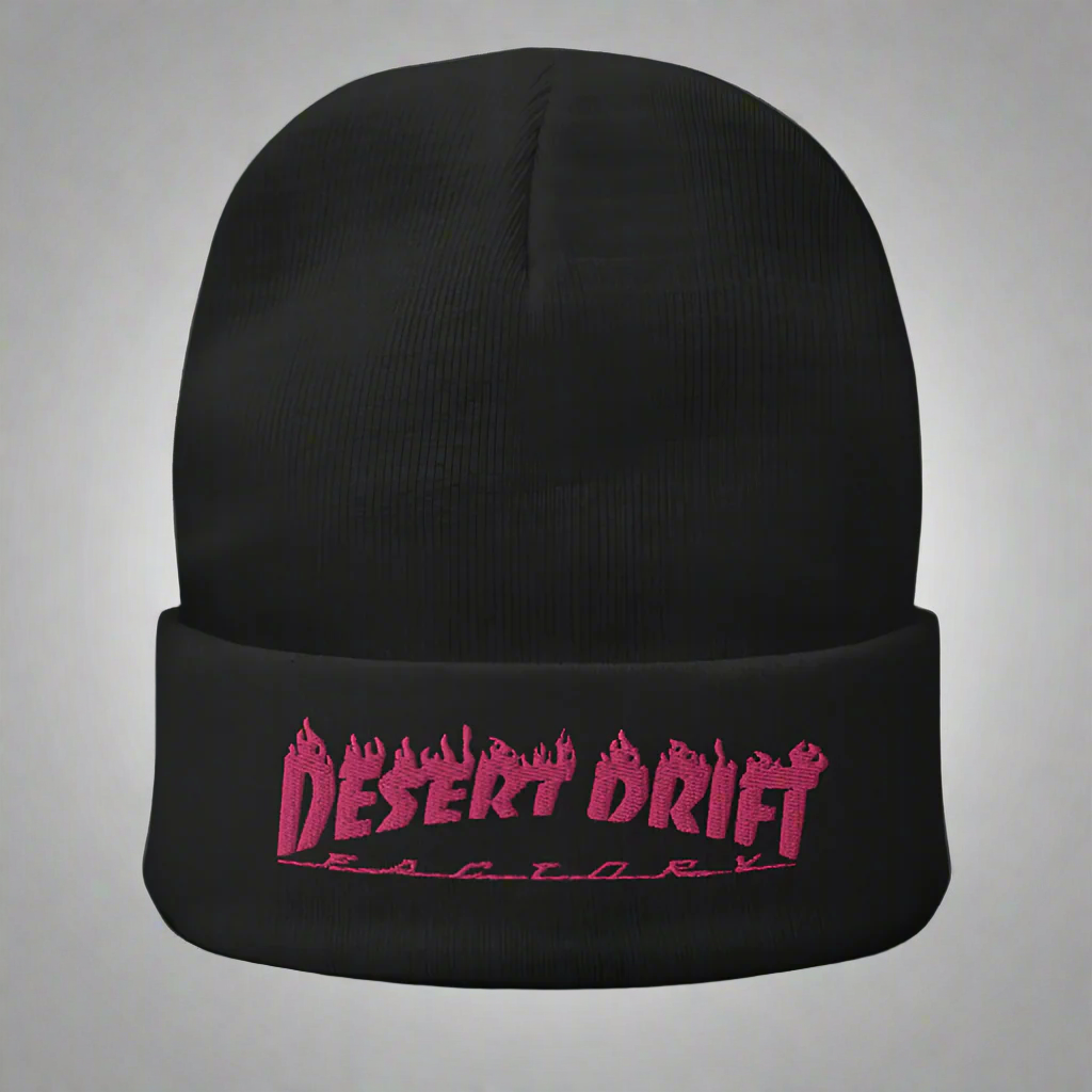 Desert Drift Factory Fire Beanie (pink)