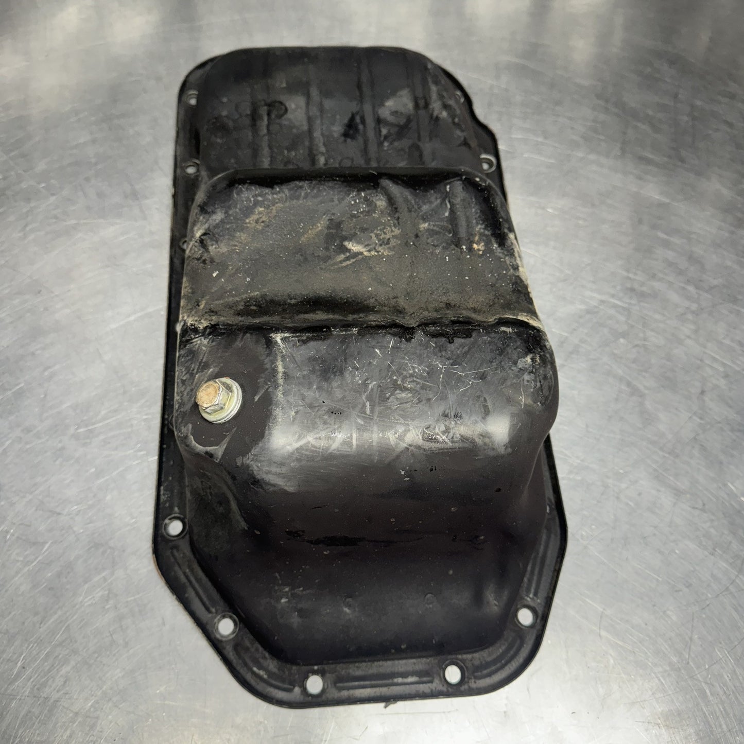 OEM 89-95 Toyota Pickup 2WD Truck 22RE Engine Oil Pan 4 cyl 2.4L Cylinder #1
