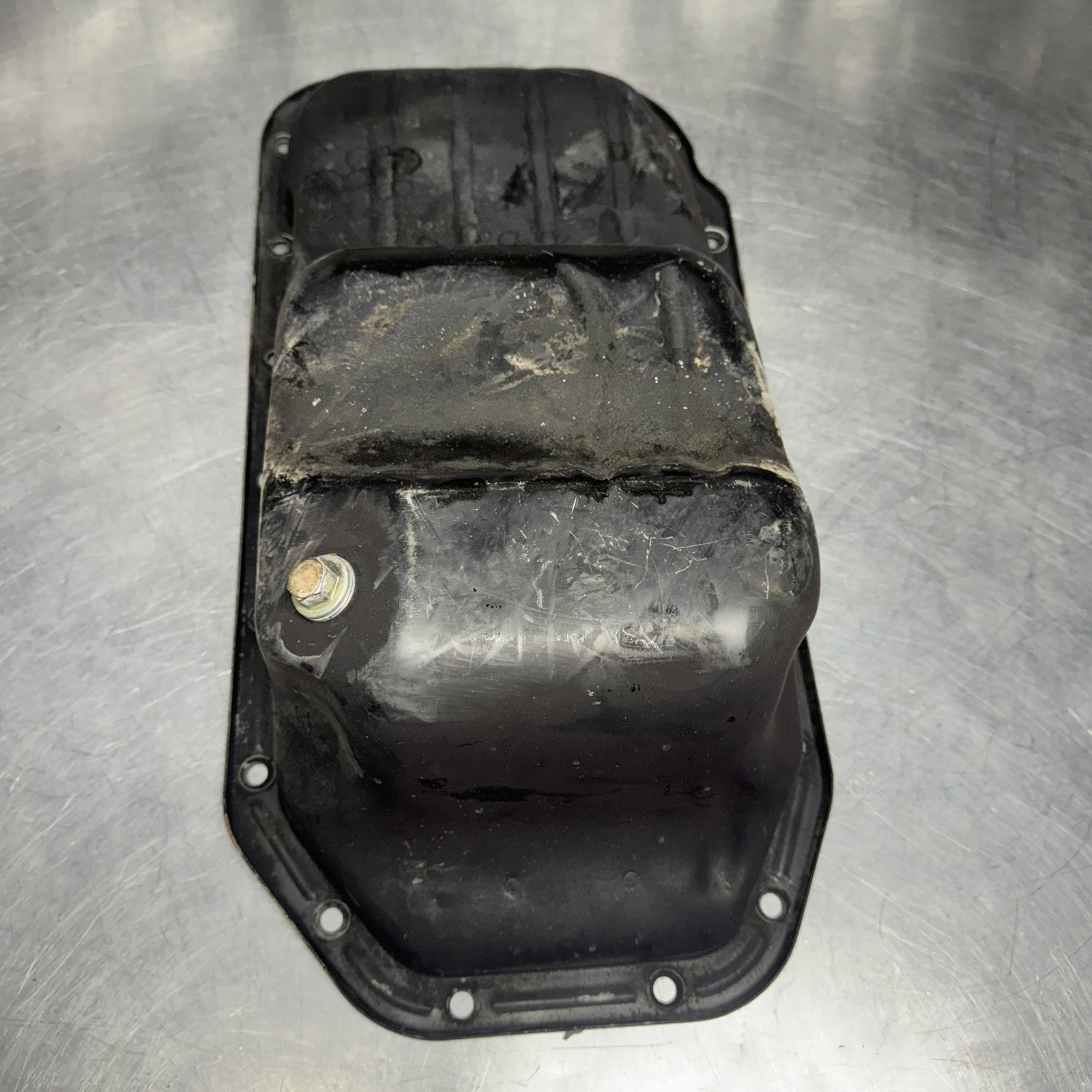 OEM 89-95 Toyota Pickup 2WD Truck 22RE Engine Oil Pan 4 cyl 2.4L Cylinder #1