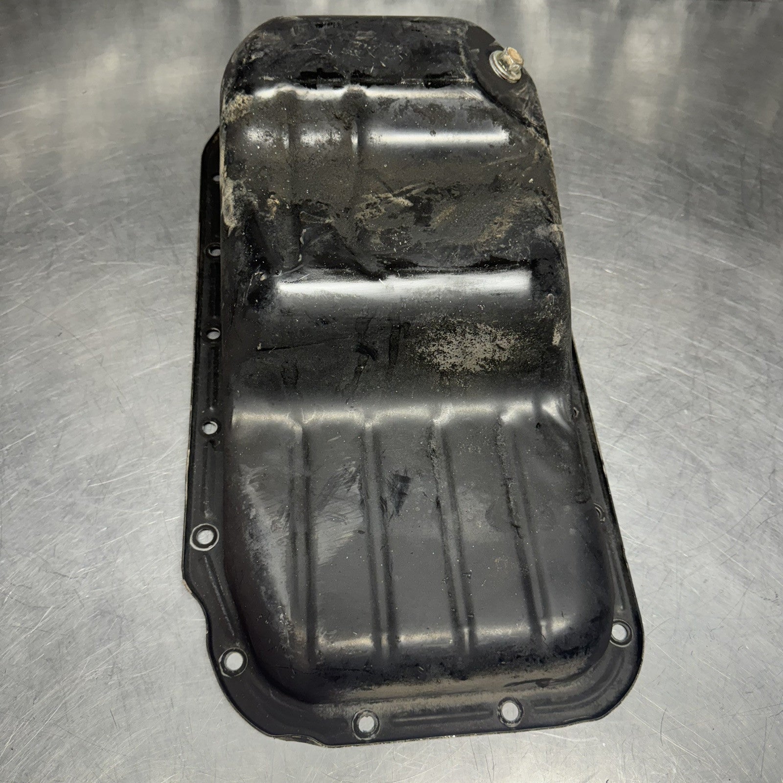 OEM 89-95 Toyota Pickup 2WD Truck 22RE Engine Oil Pan 4 cyl 2.4L Cylinder #1