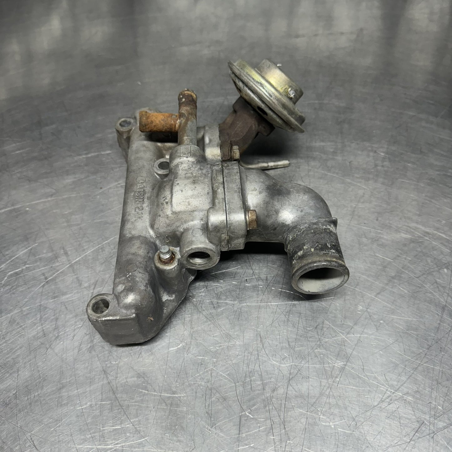 77-82 Water Pump Coolant Housing For Toyota Corolla 1.6L-1.8L L4 Upper 3TC #1