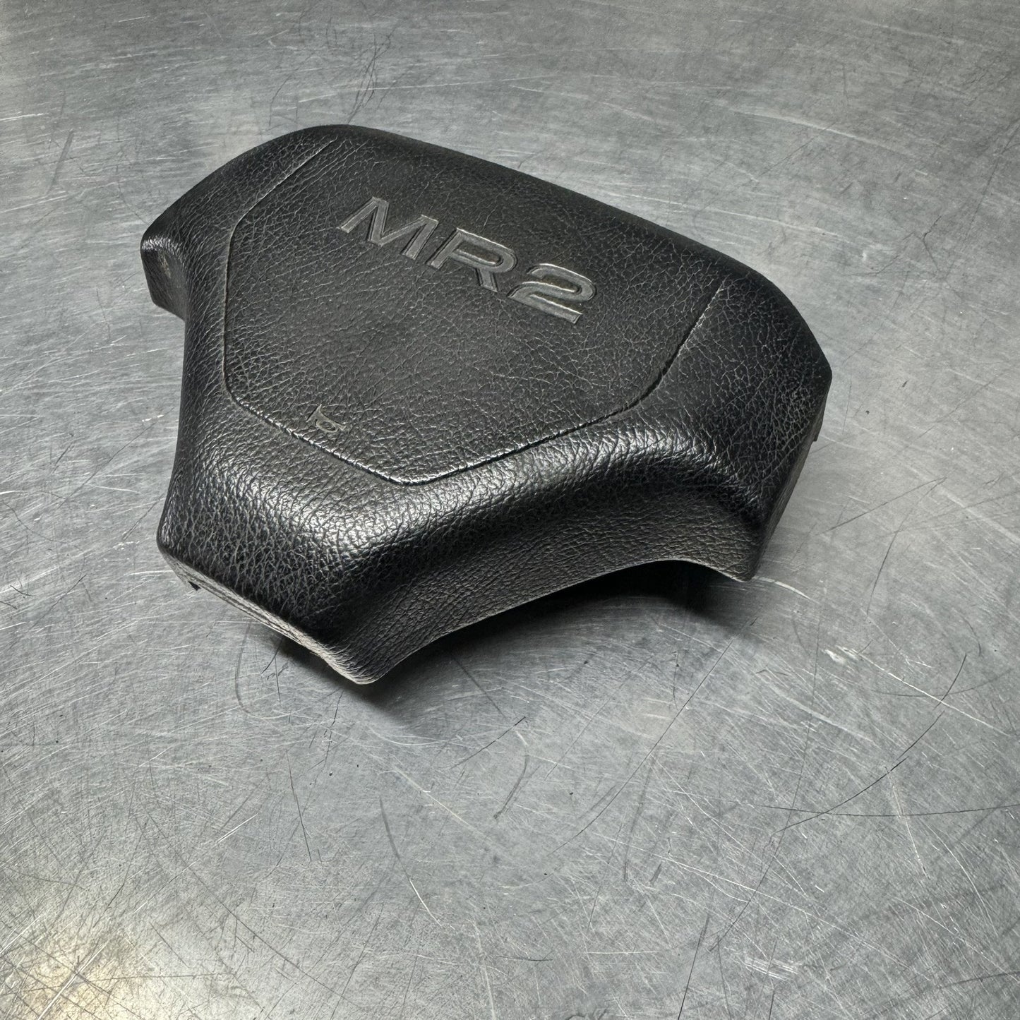 85-89 Toyota MR2 MK1 AW11 Tan Steering Wheel Horn Button Pad Cover OEM #1