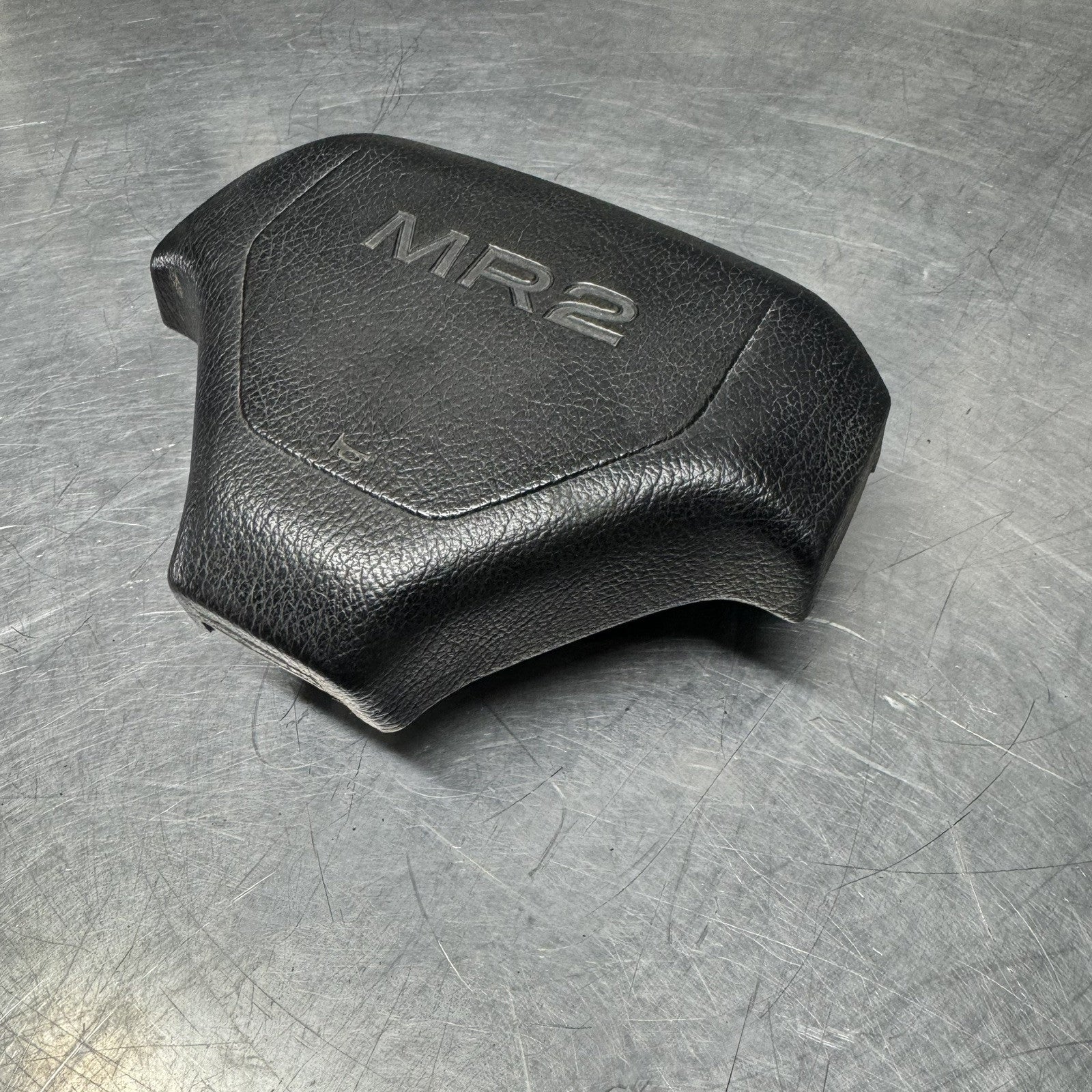 85-89 Toyota MR2 MK1 AW11 Tan Steering Wheel Horn Button Pad Cover OEM #1