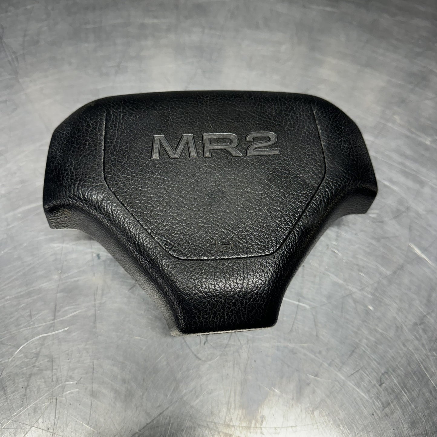 85-89 Toyota MR2 MK1 AW11 Tan Steering Wheel Horn Button Pad Cover OEM #1