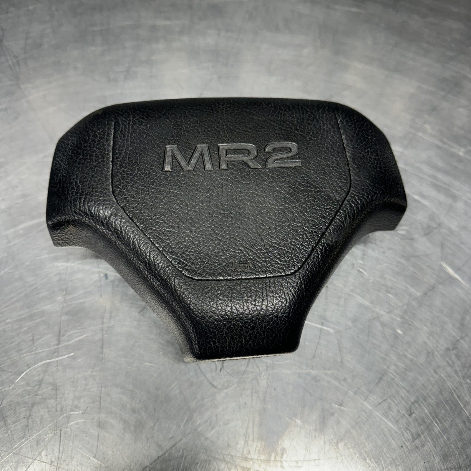 85-89 Toyota MR2 MK1 AW11 Tan Steering Wheel Horn Button Pad Cover OEM #1