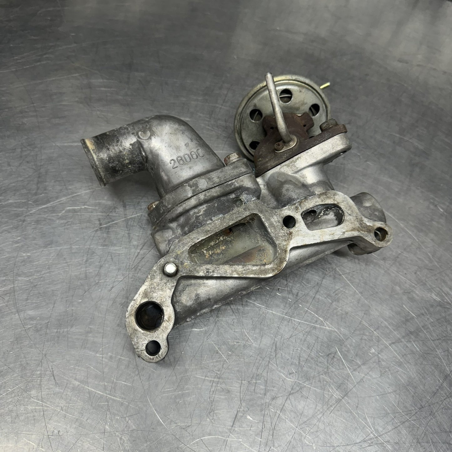 77-82 Water Pump Coolant Housing For Toyota Corolla 1.6L-1.8L L4 Upper 3TC #1