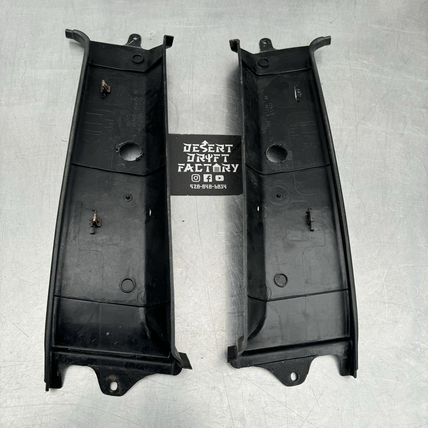 AE86 Levin Trueno Genuine Normal Pillar Panel B-Pillar Trim Interior Pair #2