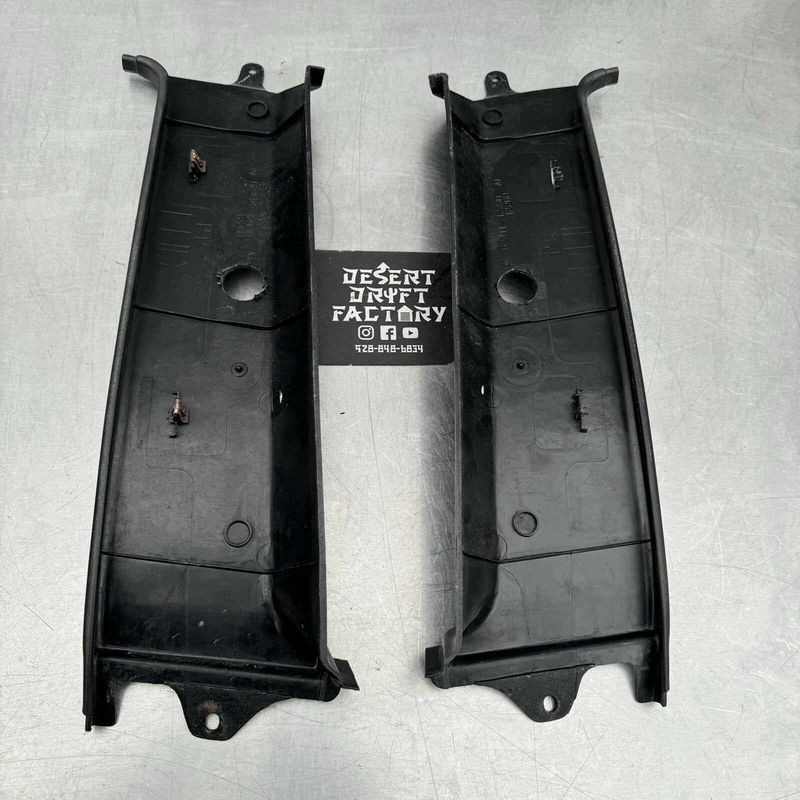 AE86 Levin Trueno Genuine Normal Pillar Panel B-Pillar Trim Interior Pair #2