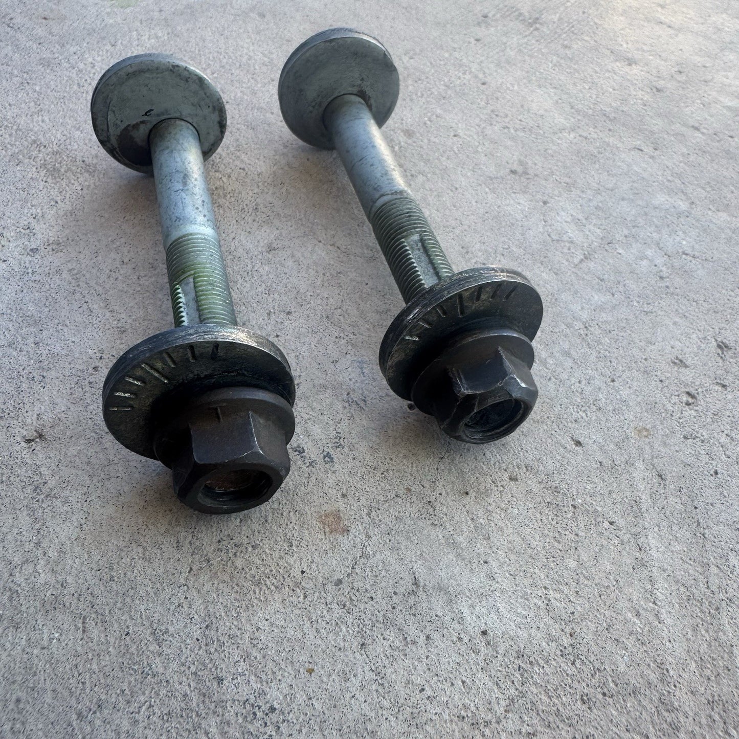 90-97 MAZDA MX-5 MIATA OEM CAMBER ECCENTRIC ALIGNMENT BOLTS BOLT NA NA6 NA8