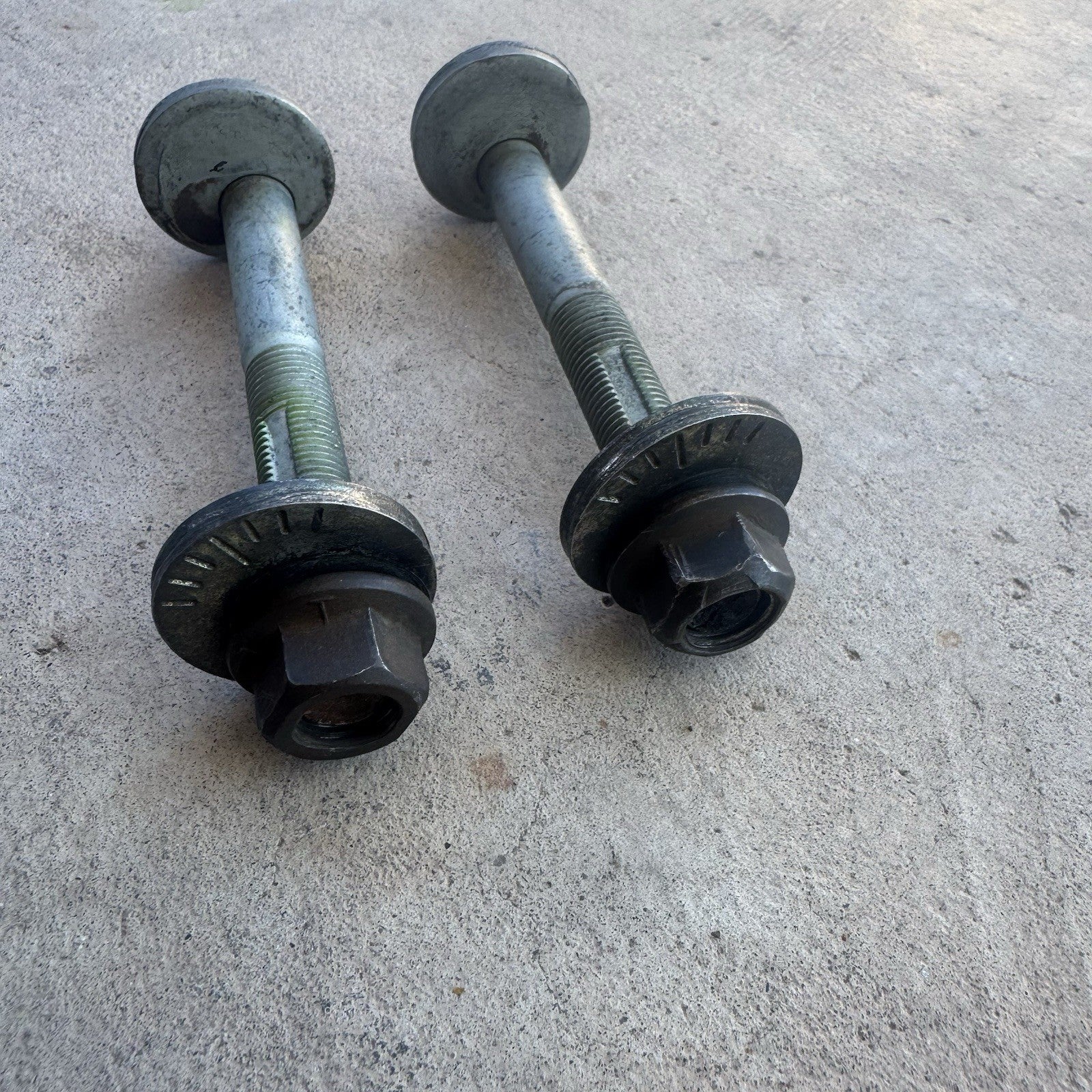90-97 MAZDA MX-5 MIATA OEM CAMBER ECCENTRIC ALIGNMENT BOLTS BOLT NA NA6 NA8