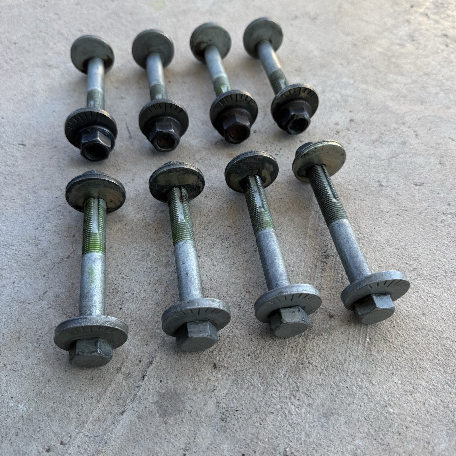 90-97 MAZDA MX-5 MIATA OEM CAMBER ECCENTRIC ALIGNMENT BOLTS BOLT NA NA6 NA8