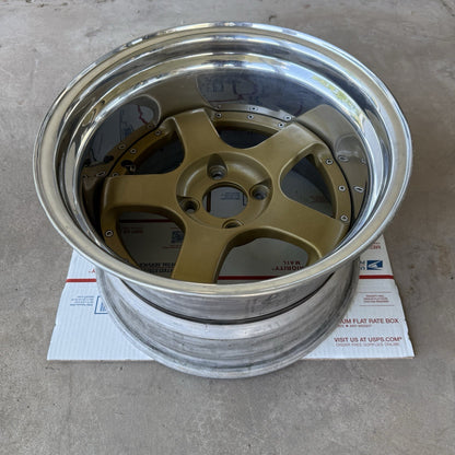 JDM SSR SP1 15x9 -25 4x100 Three Piece Wheel Wheels