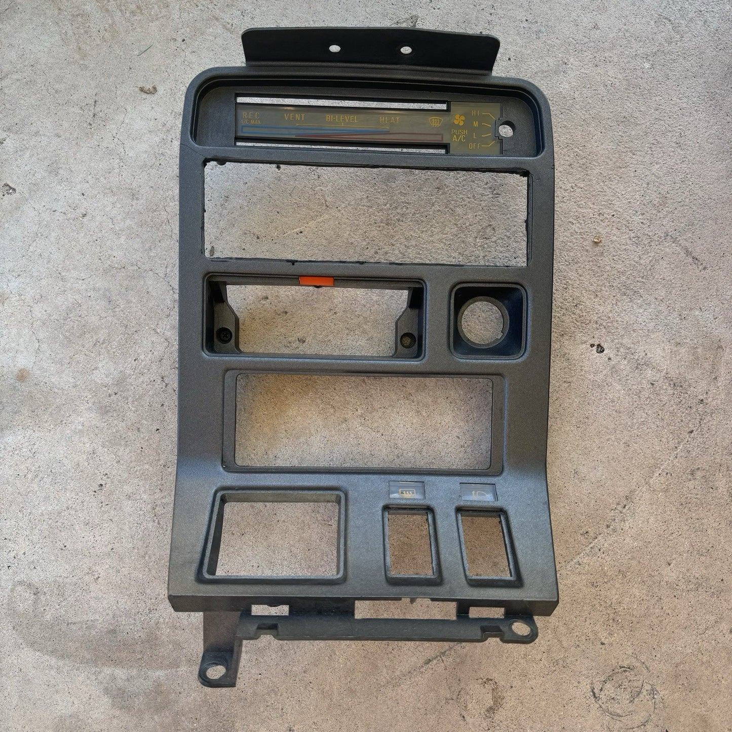1981-1983 Mazda RX-7 FB SA Series 2 Radio AC Bezel Plastic Trim Molding #1