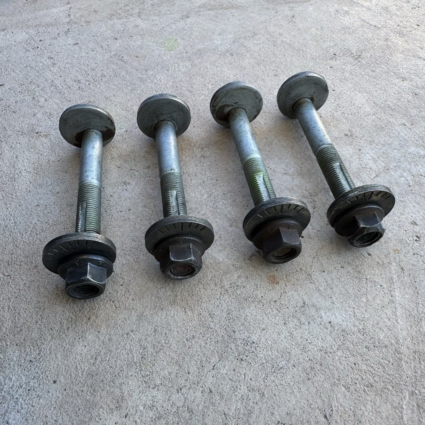 90-97 MAZDA MX-5 MIATA OEM CAMBER ECCENTRIC ALIGNMENT BOLTS BOLT NA NA6 NA8