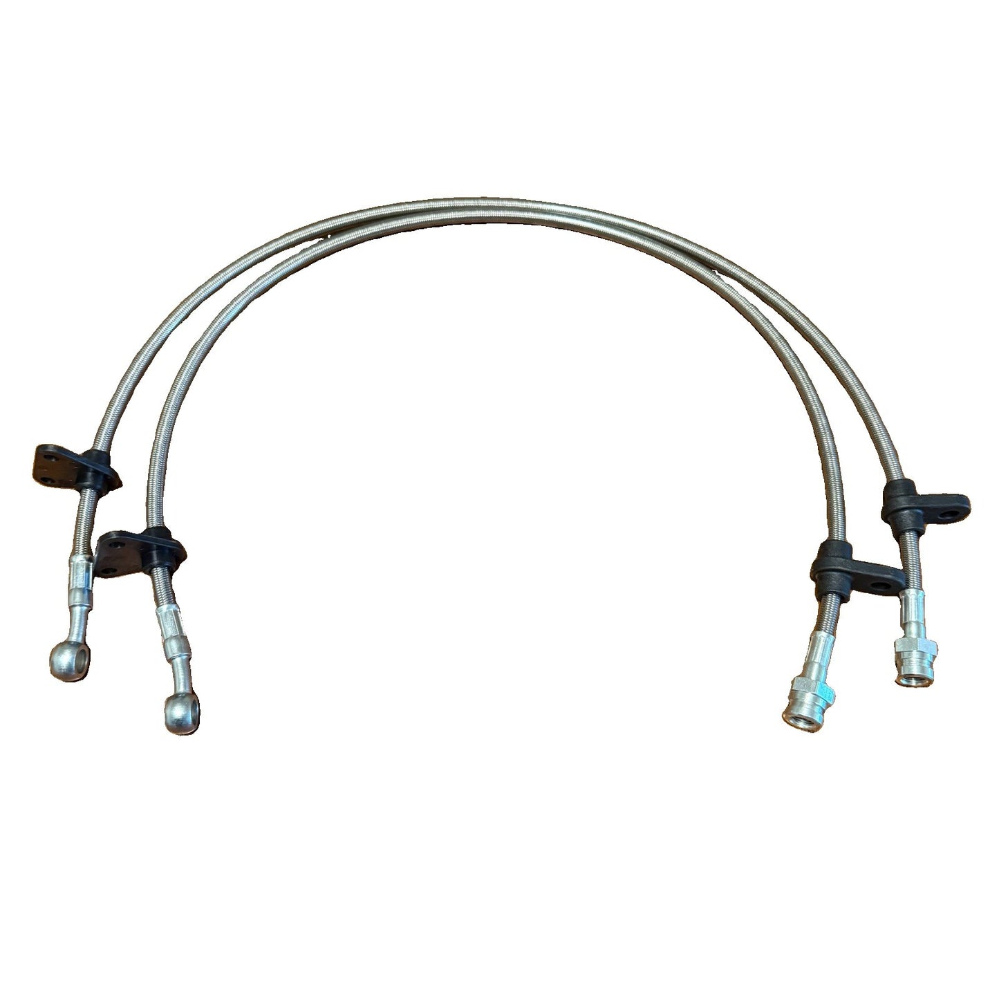 BRAKE LINE M10x1 Female - 10mm Banjo fitting stainless Steel Lines 28” Universal