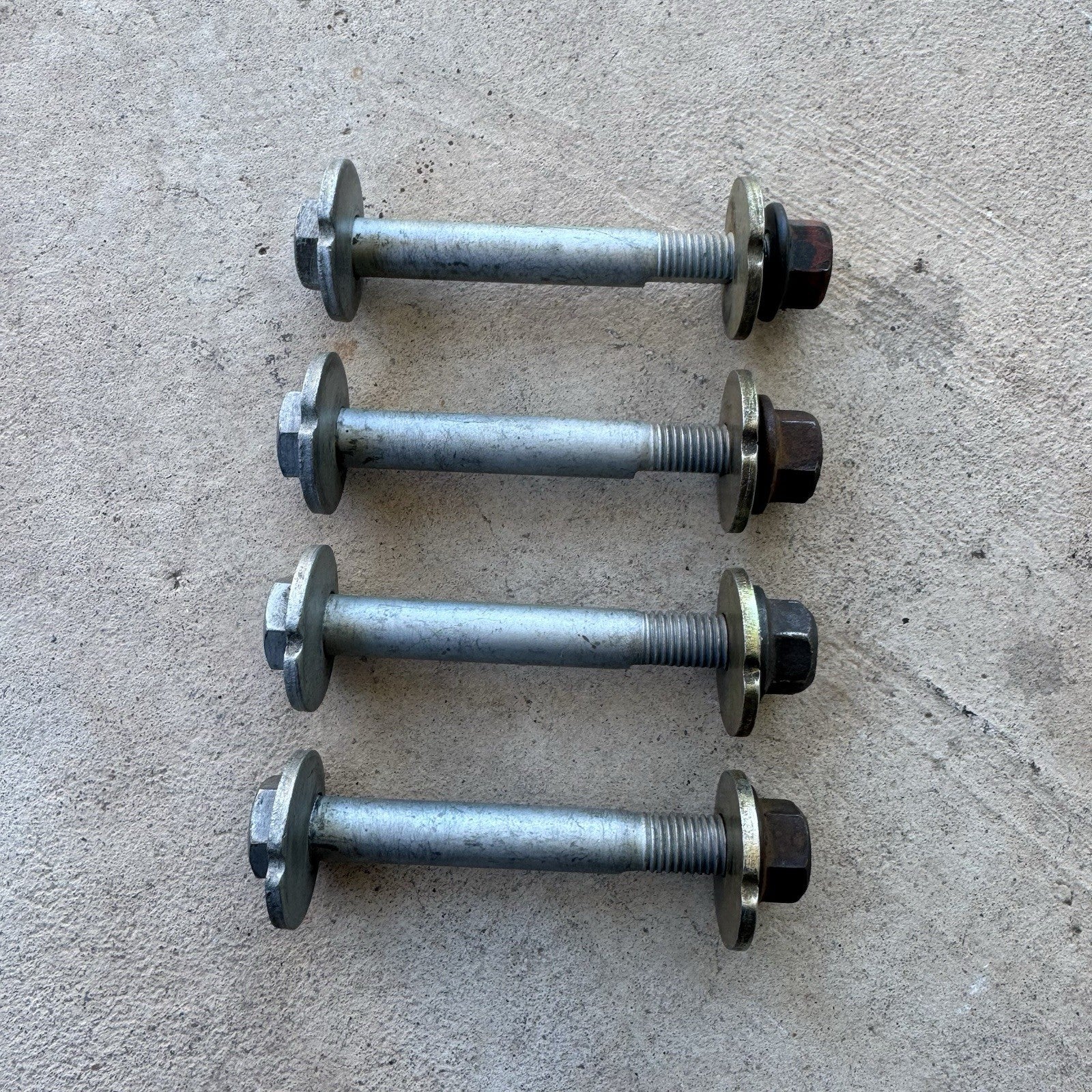 99-05 MAZDA MX-5 MIATA OEM CAMBER ECCENTRIC ALIGNMENT BOLTS BOLT NB NB1 NB2