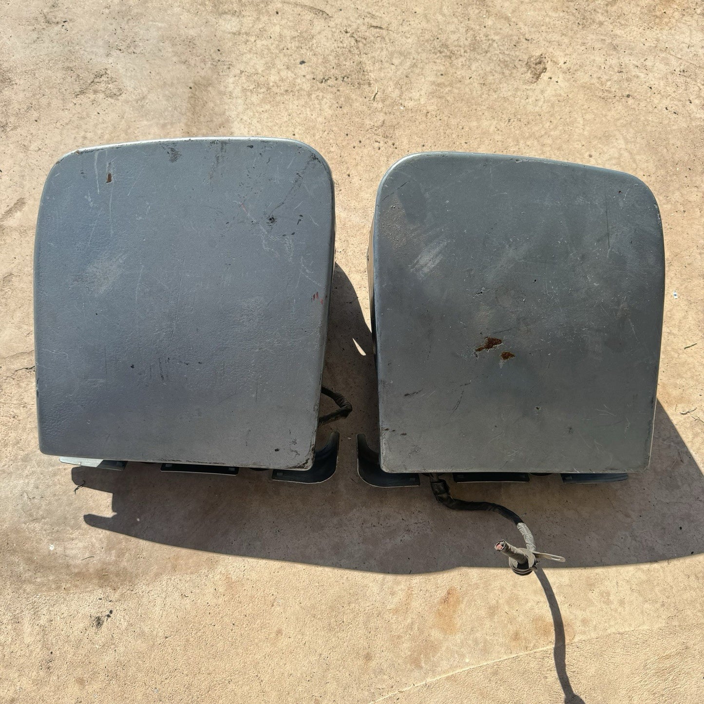 1983 Mazda RX-7 FB Pair R&L Headlight assembly Right Left head light OEM gray