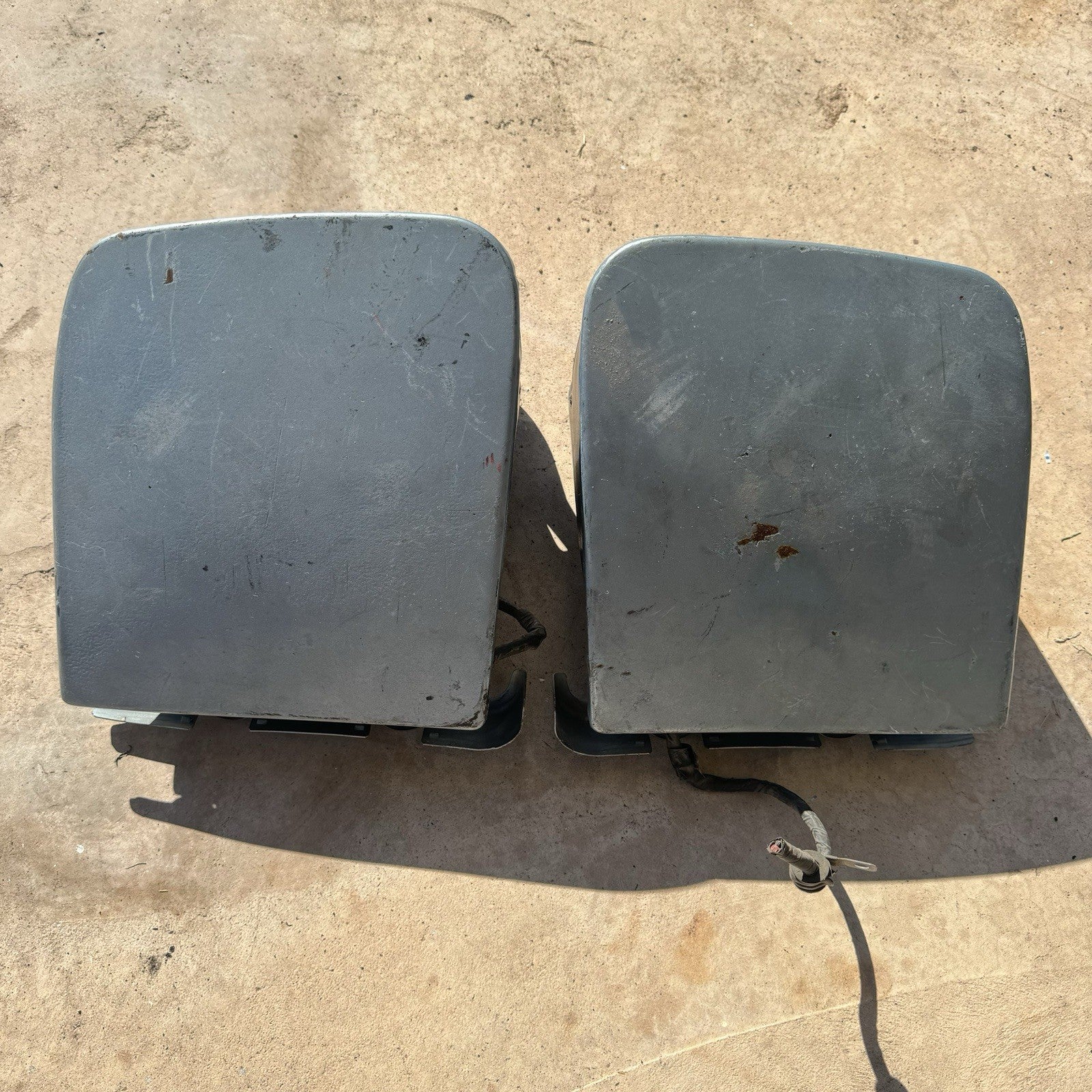 1983 Mazda RX-7 FB Pair R&L Headlight assembly Right Left head light OEM gray