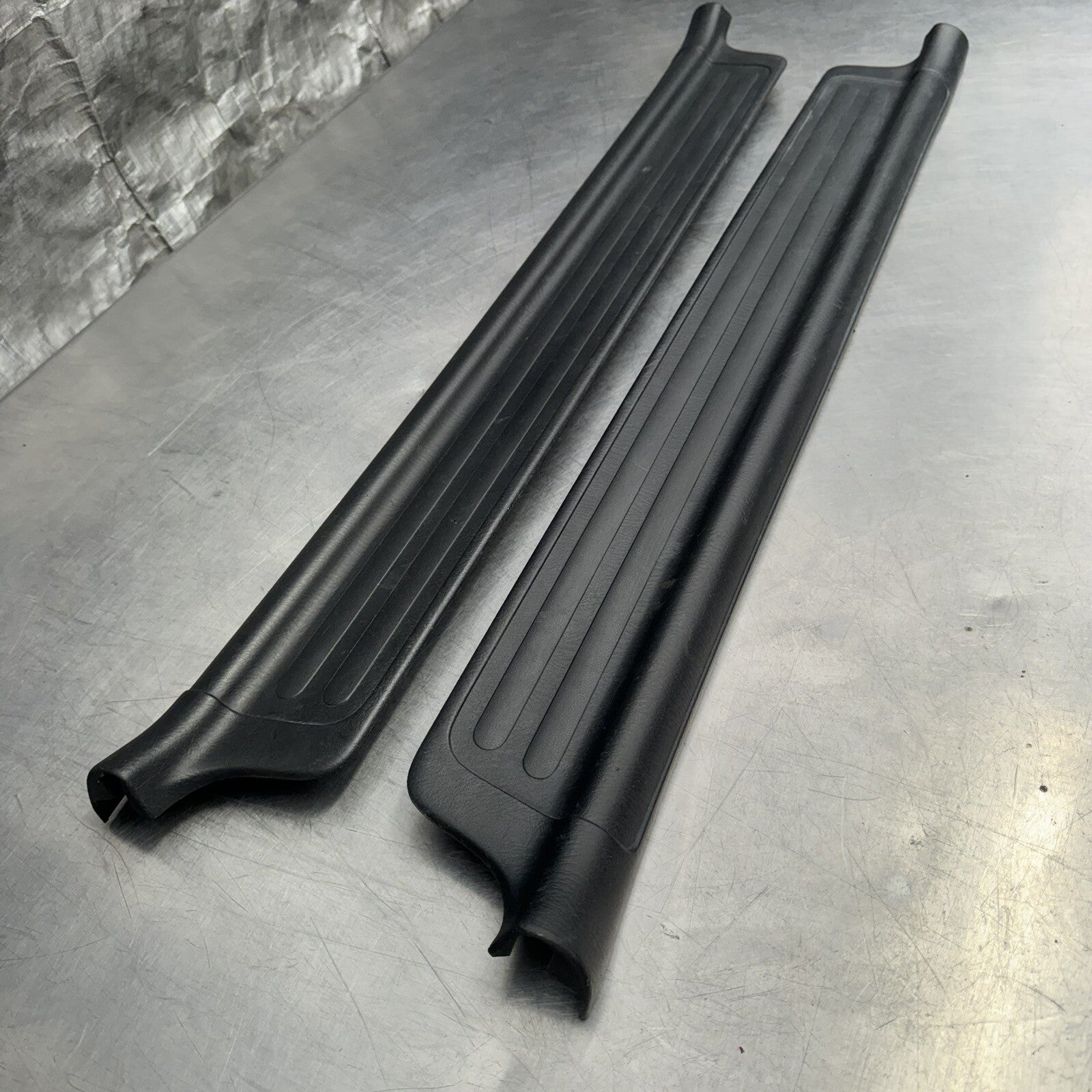 99-05 Mazda Miata NB Pair (LH/RH) Door Sill Entry Plates (Black) #1