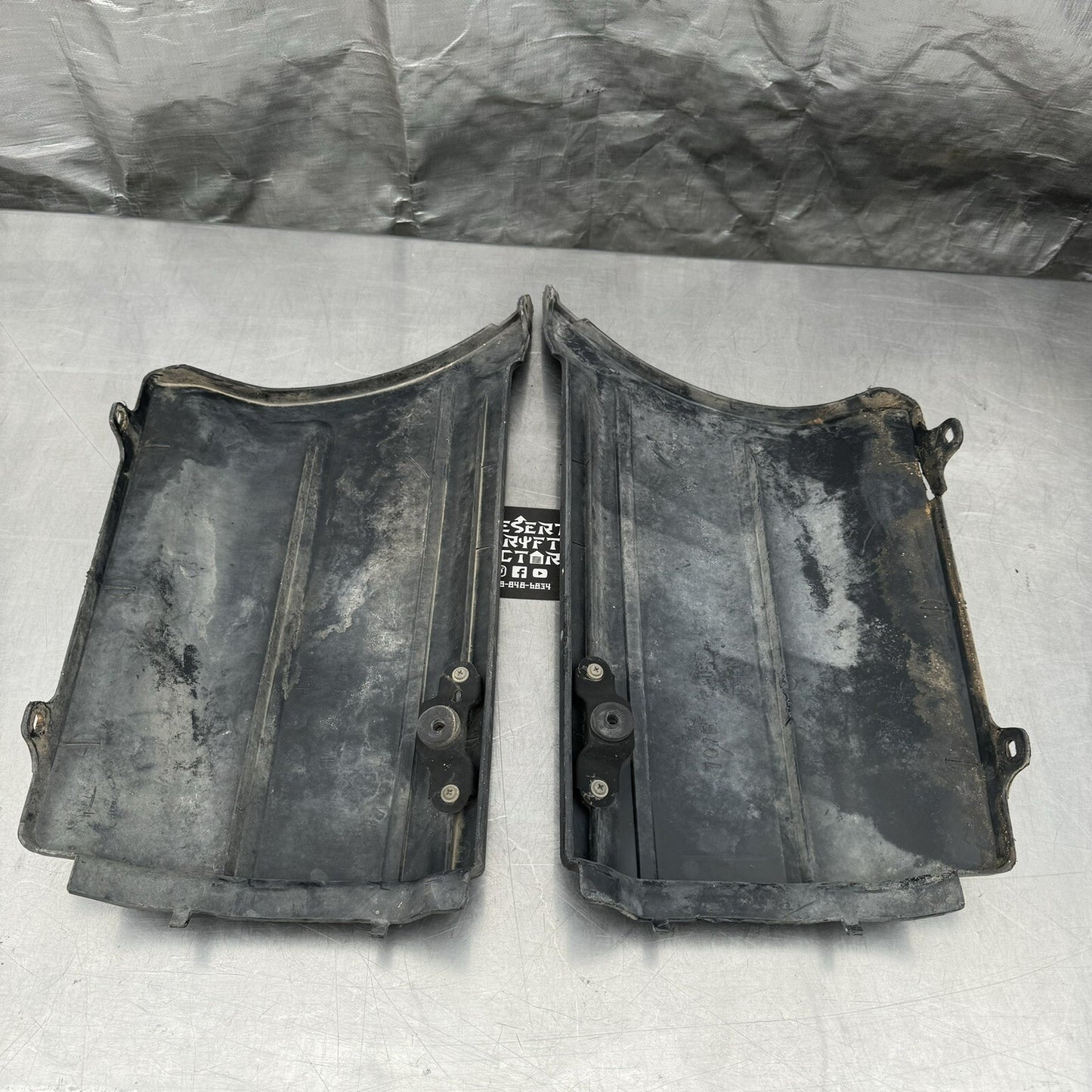 AE86 Toyota Corolla GT-S Rear Bumper Extension Right Left Rear Plastic OEM #3