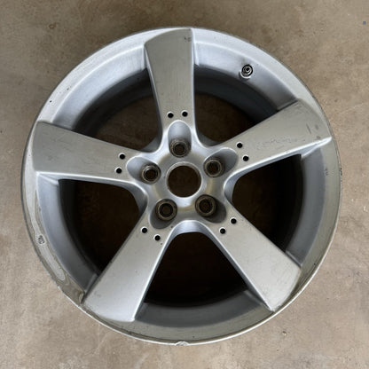 04-08 MAZDA RX8 18X8 5 SPOKE 18" POLISHED WHEEL RIM OEM 5x114 #2