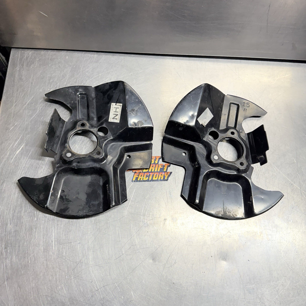 01-05 NB 1.8 SPORT Mazda Miata Front Brake Rotor Dust Shields Set Pair #1