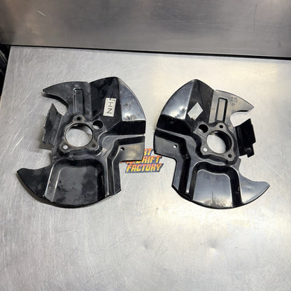 01-05 NB 1.8 SPORT Mazda Miata Front Brake Rotor Dust Shields Set Pair #1