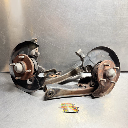 89-94 Nissan 240sx S13 OEM Front Steering Knuckles Hub Spindles Arms PAIR L/R