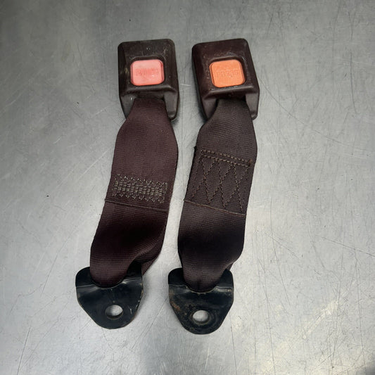 Toyota Corolla AE86 Rear Seat Belt Receiver Red Pair #1