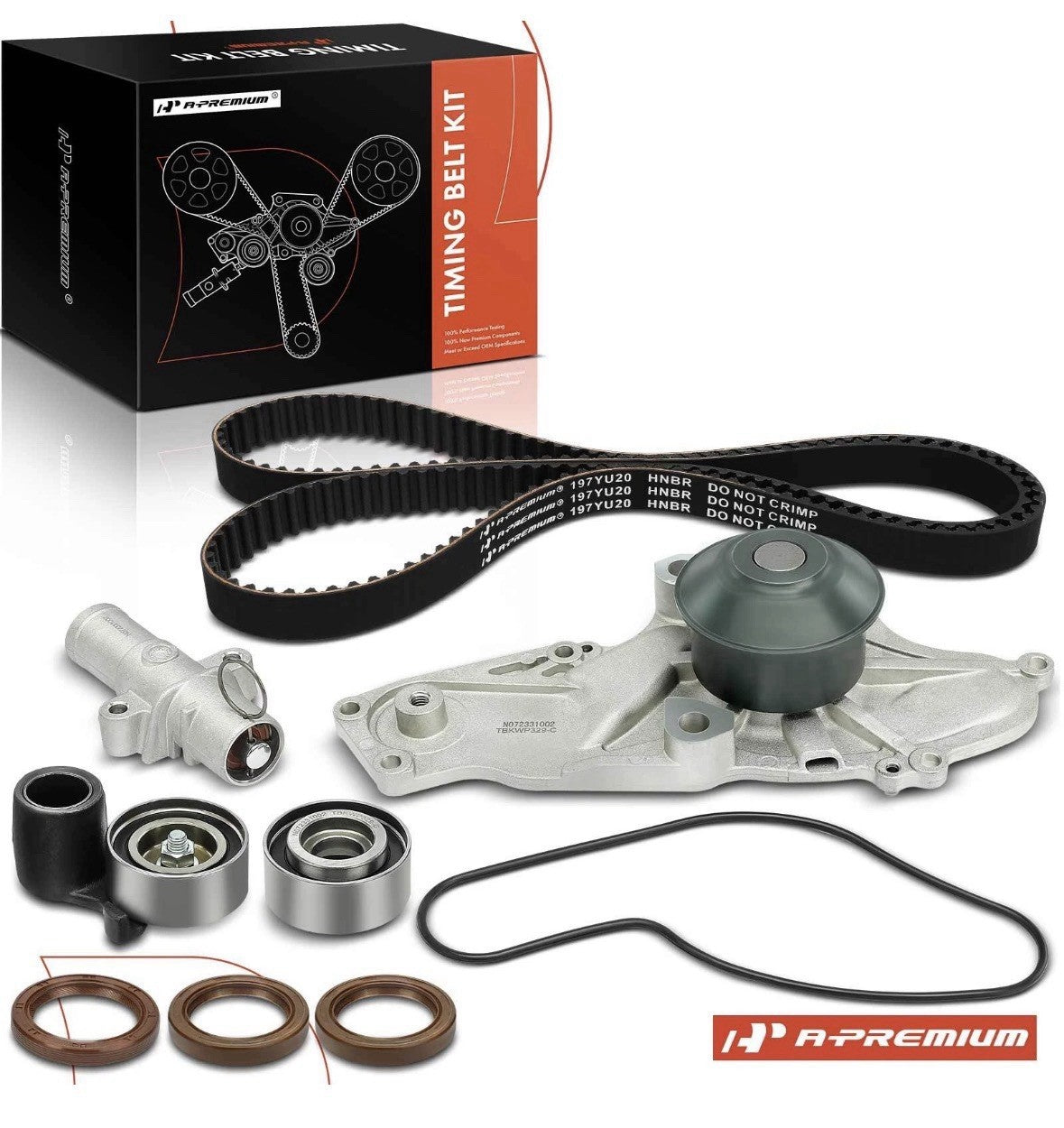 Timing Belt & Water Pump Kit for Honda Accord 03-17 Pilot Odyssey
