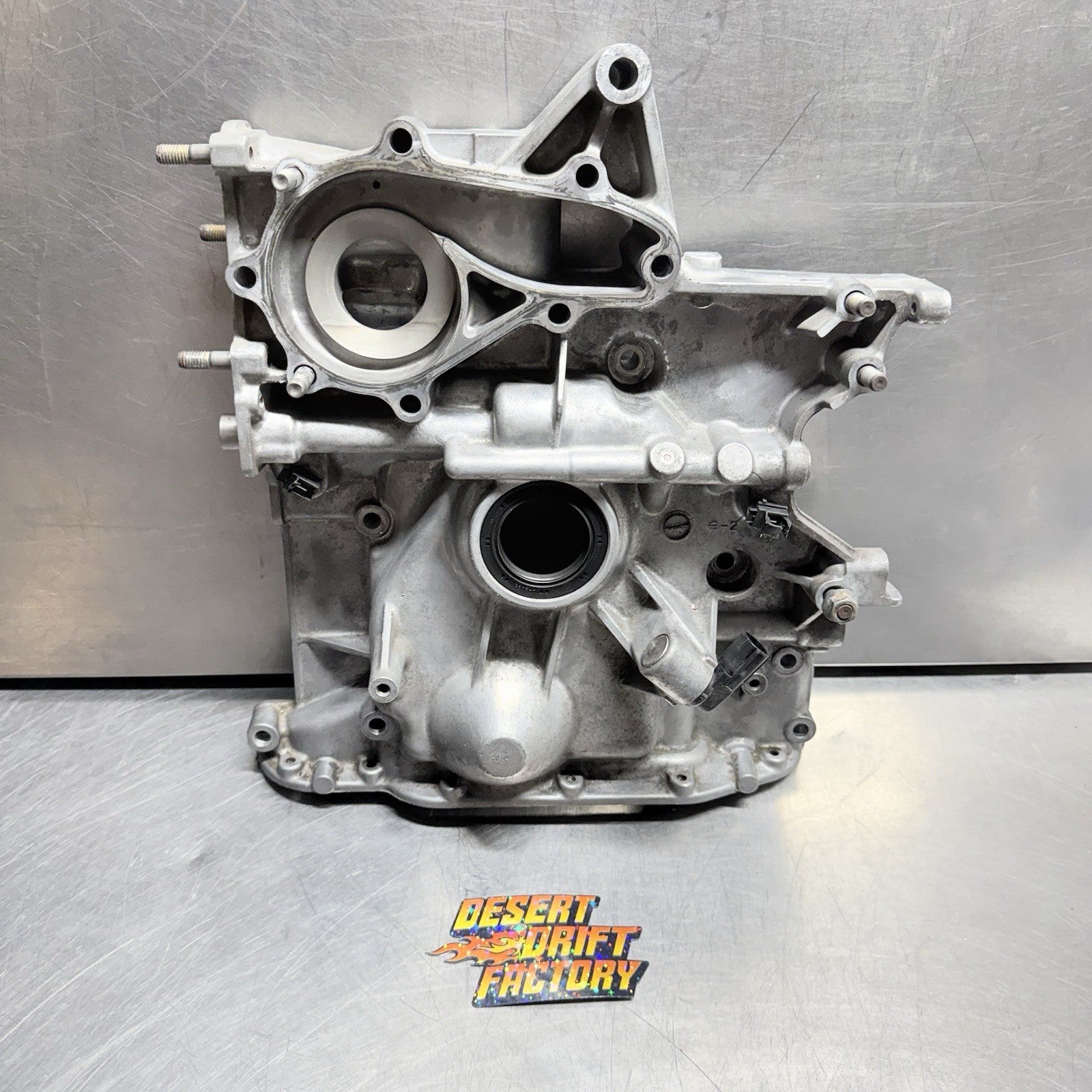 MAZDA RX8 ENGINE FRONT COVER PLATE HOUSING OIL WATER PUMP DRIVE 2004-2008