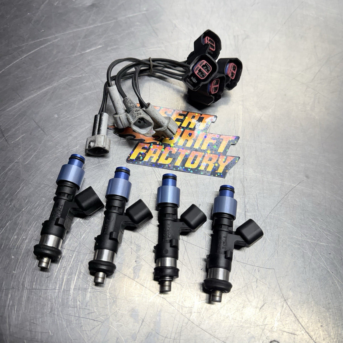 Flow Force 640cc Fuel Injectors Fits 1990–2005 Mazda Miata (NA/NB) 1.6 1.8