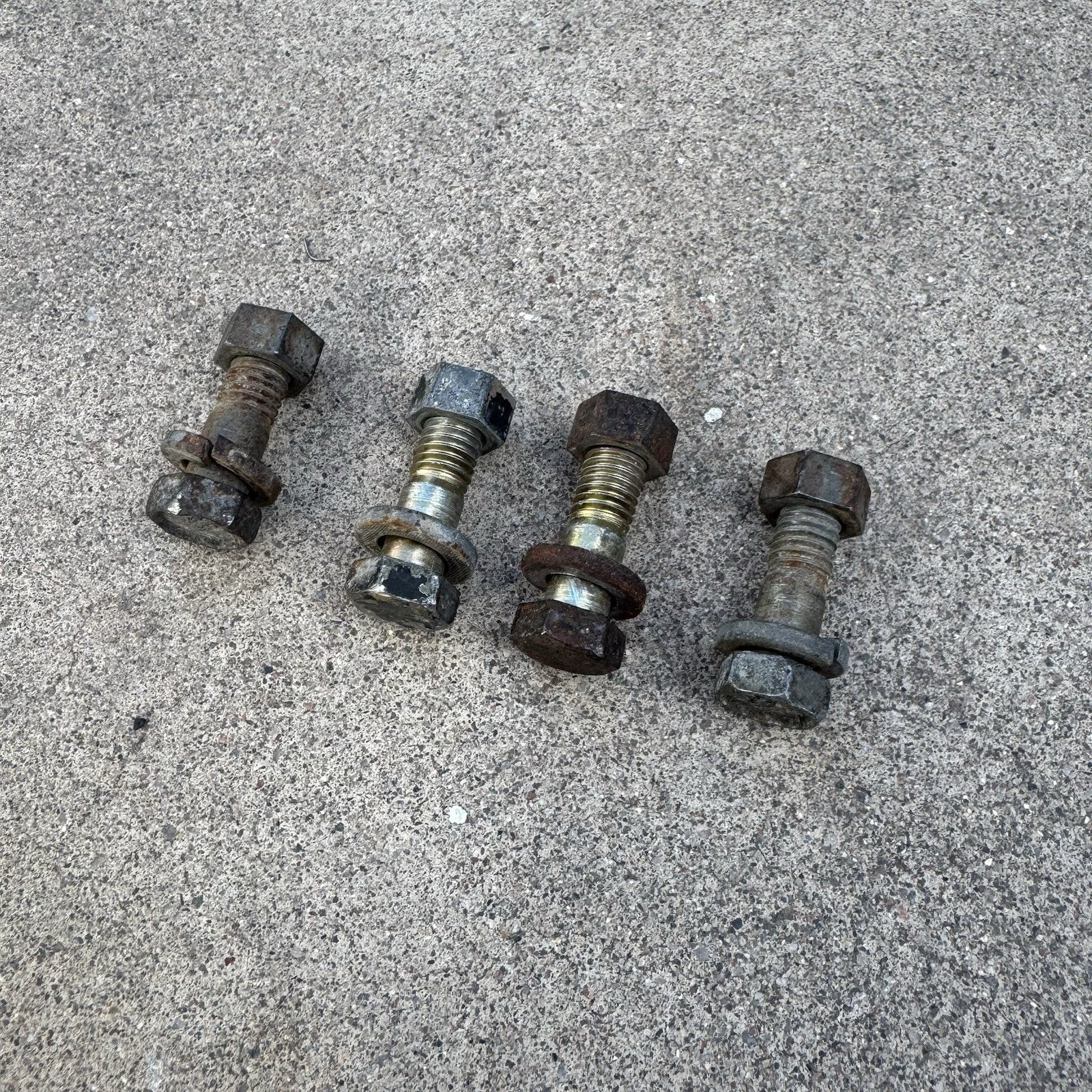 Toyota Genuine AE86 Differential Drive Shaft Bolt Nut Washer Set Of 4
