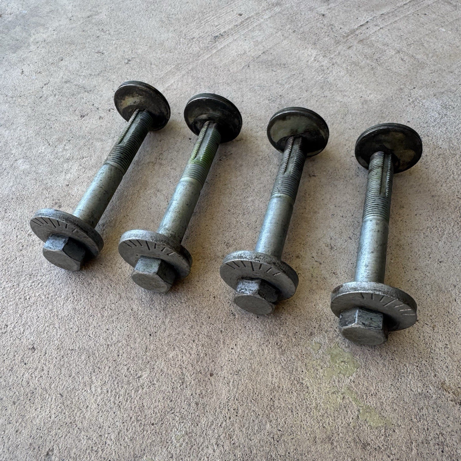 90-97 MAZDA MX-5 MIATA OEM CAMBER ECCENTRIC ALIGNMENT BOLTS BOLT NA NA6 NA8