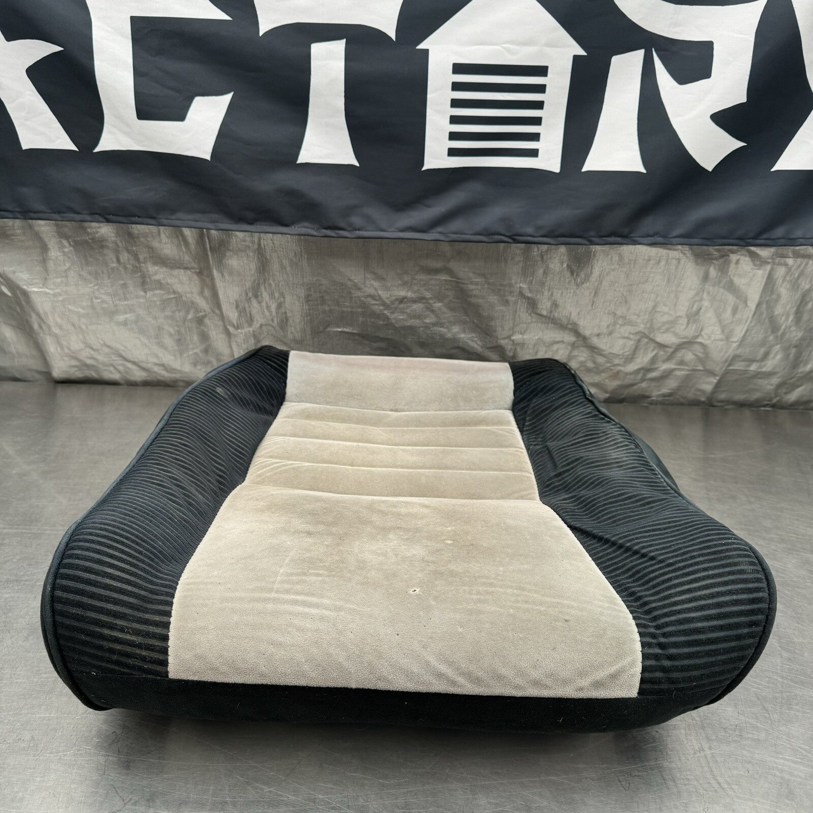 1991 - 1995 OEM Toyota SW20 MR2 Left Driver Black Gray Tan Seat Bottom