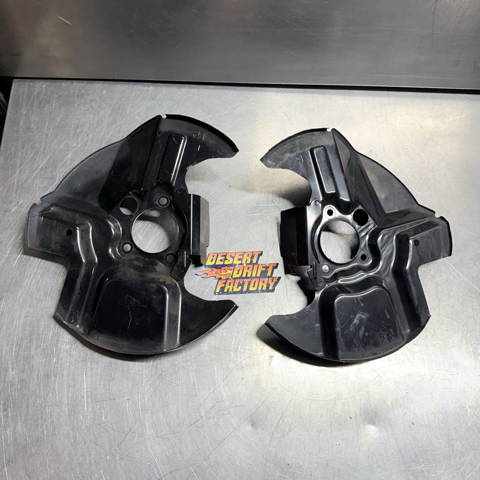 01-05 NB 1.8 SPORT Mazda Miata Front Brake Rotor Dust Shields Set Pair #1