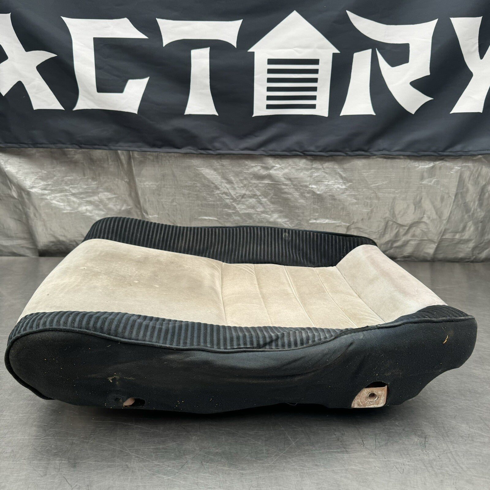 1991 - 1995 OEM Toyota SW20 MR2 Left Driver Black Gray Tan Seat Bottom